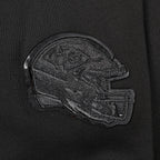 NFL KANSAS CITY CHIEFS TRIPLE BLACK CHANDAIL À CAPUCHON EN MOLLETON POUR FEMME (TRIPLE NOIR FEMME)