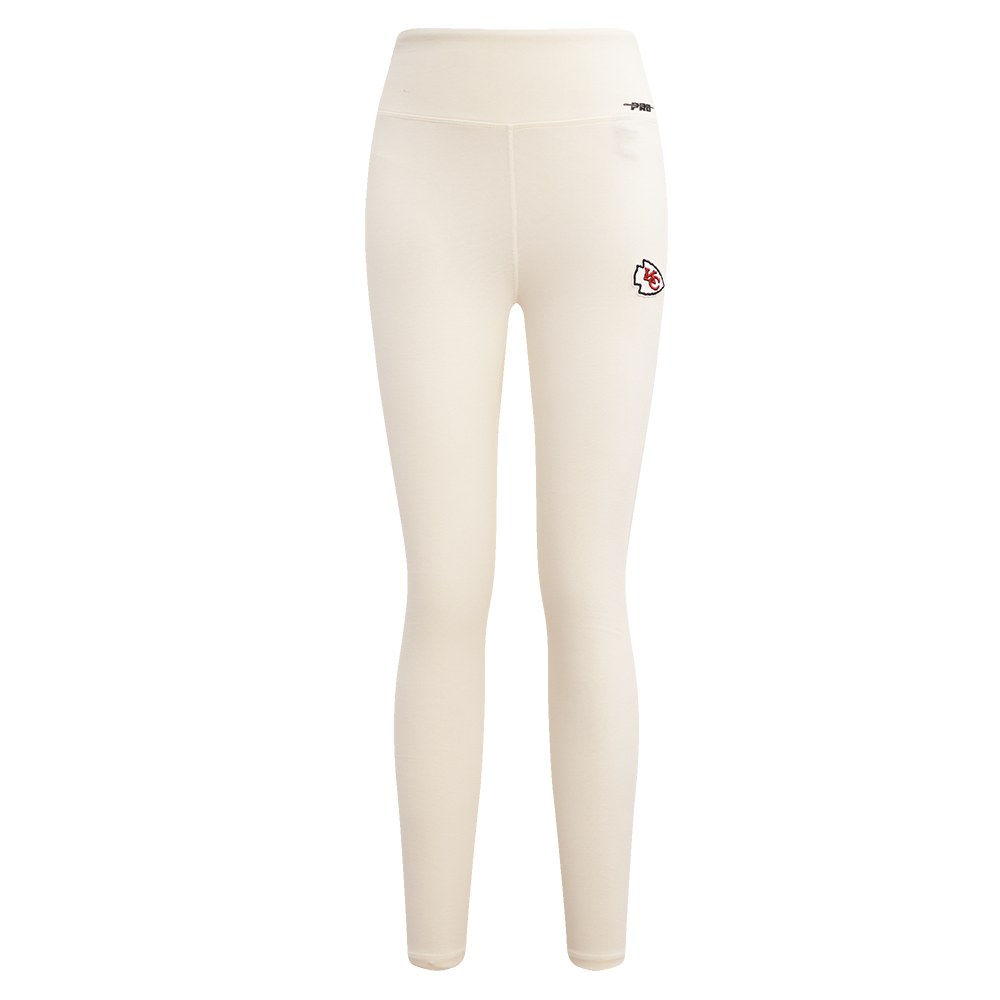 NFL KANSAS CITY CHIEFS RETRO CLASSIC WOMEN'S JERSEY LEGGING (EGGSHELL)