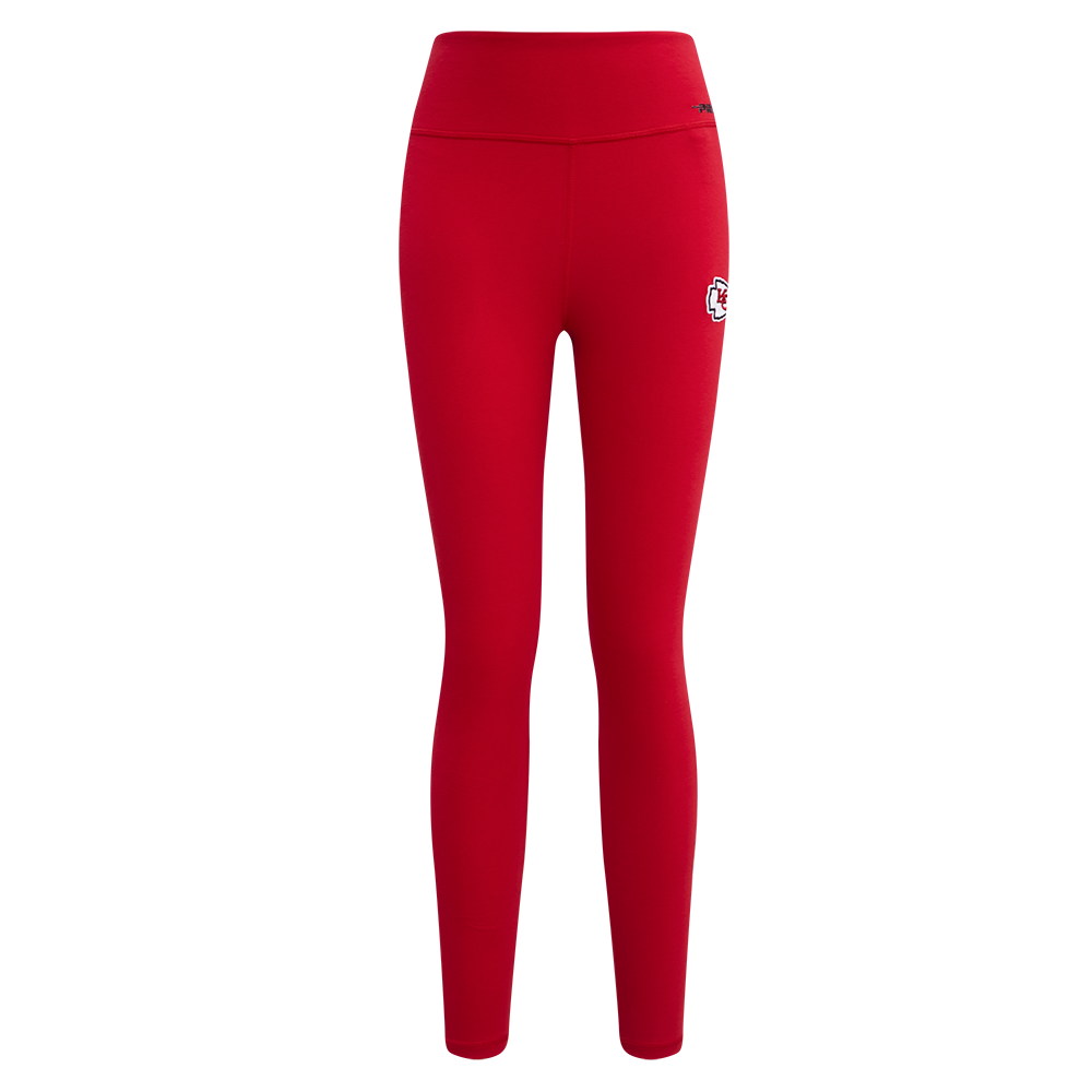 NFL KANSAS CITY CHIEFS RETRO CLASSIC WOMEN'S JERSEY LEGGING (RED)