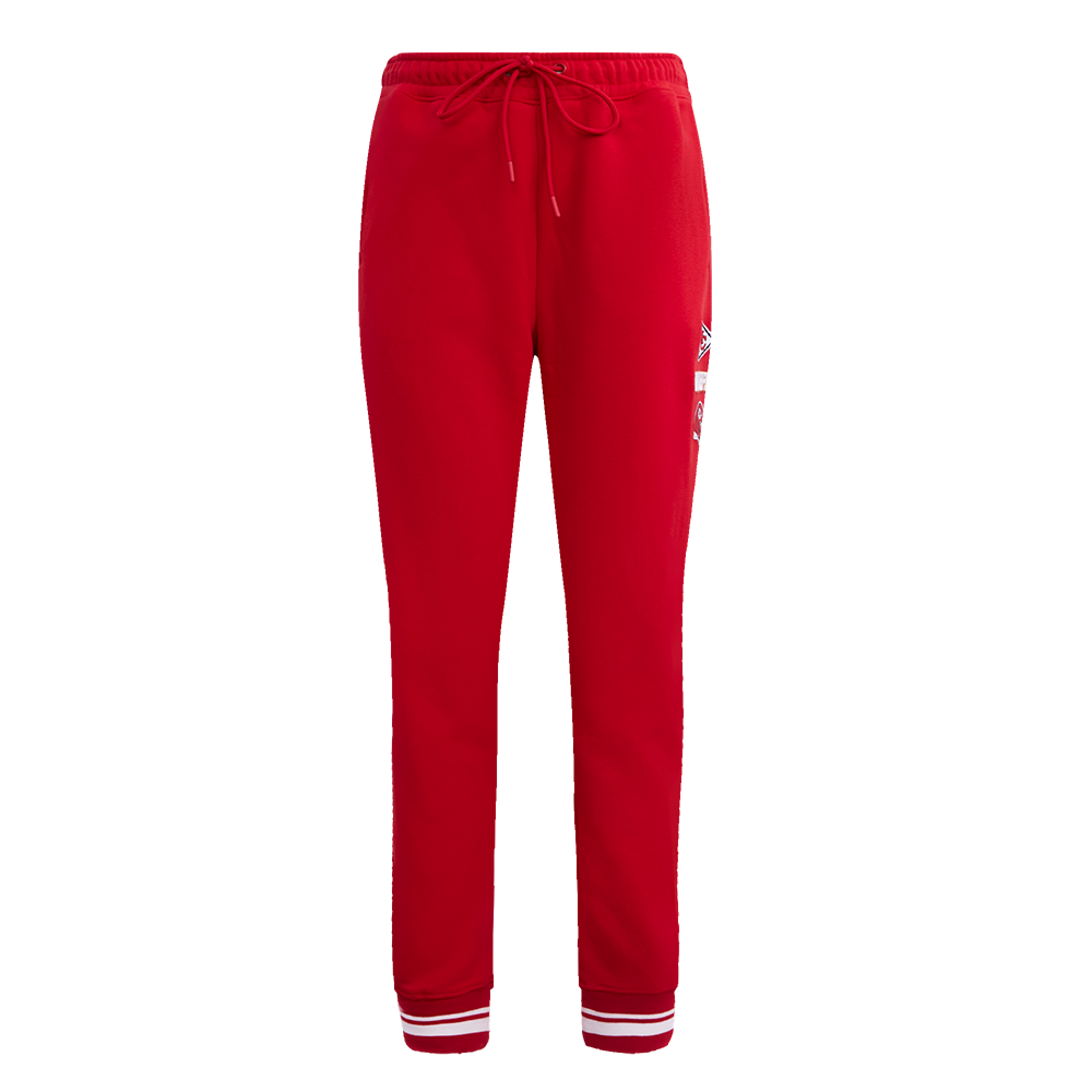 NFL KANSAS CITY CHIEFS RETRO CLASSIC WOMEN'S RIB SWEATPANT (RED)