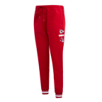 NFL KANSAS CITY CHIEFS RETRO CLASSIC PANTALON OUATÉ CÔTELÉ POUR FEMME (ROUGE)