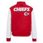 NFL KANSAS CITY CHIEFS GAME DAY CLASSICS BLOUSON COLLÉGIAL EN LAINE POUR FEMME (ROUGE/BLANC)