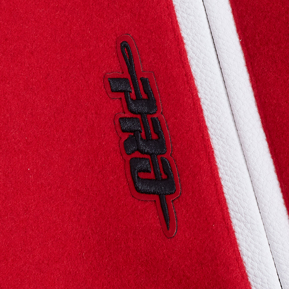 NFL KANSAS CITY CHIEFS GAME DAY CLASSICS BLOUSON COLLÉGIAL EN LAINE POUR FEMME (ROUGE/BLANC)