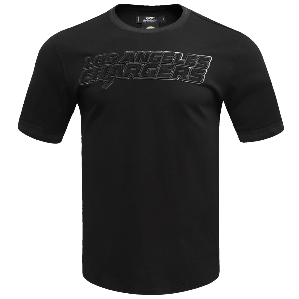 NFL LOS ANGELES CHARGERS TRIPLE BLACK T-SHIRT (TRIPLE NOIR)