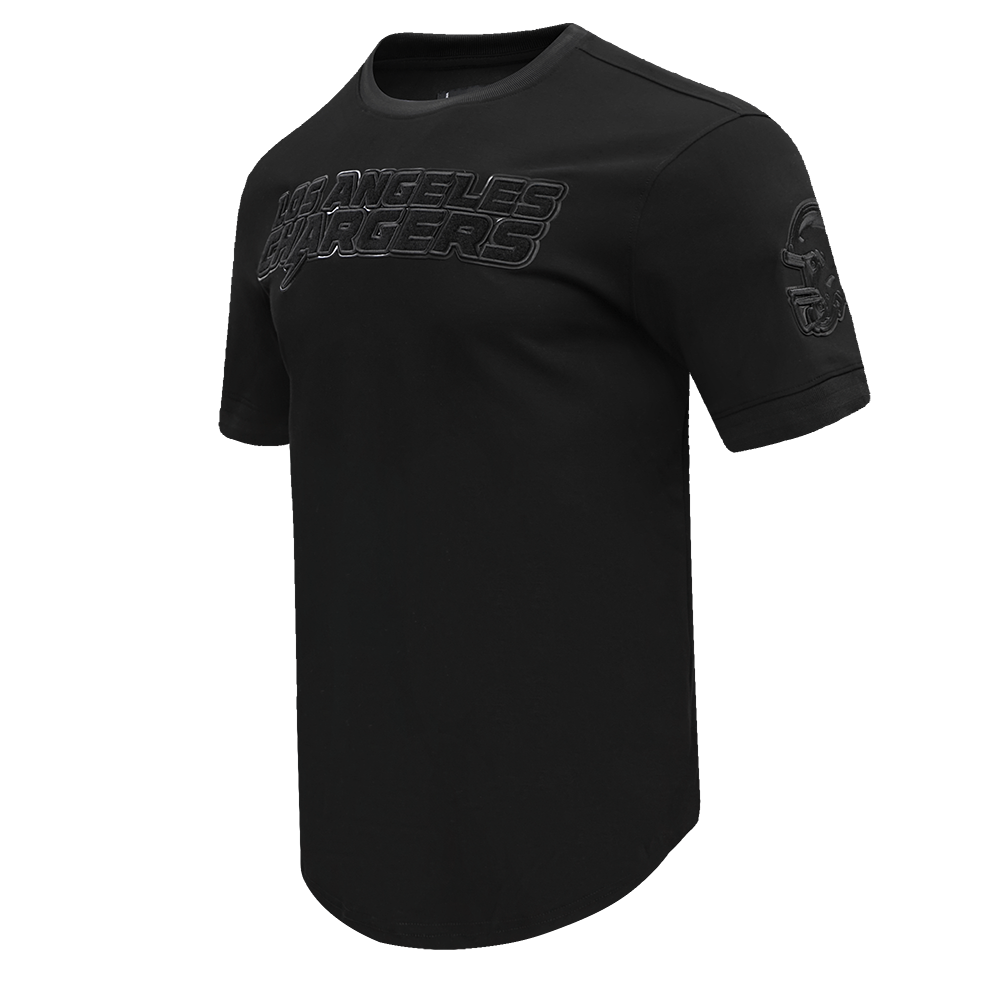 NFL LOS ANGELES CHARGERS TRIPLE BLACK T-SHIRT (TRIPLE NOIR)