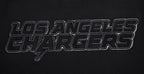 NFL LOS ANGELES CHARGERS TRIPLE BLACK T-SHIRT (TRIPLE NOIR)