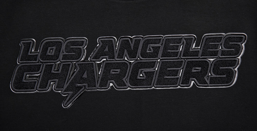 NFL LOS ANGELES CHARGERS TRIPLE BLACK T-SHIRT (TRIPLE NOIR)