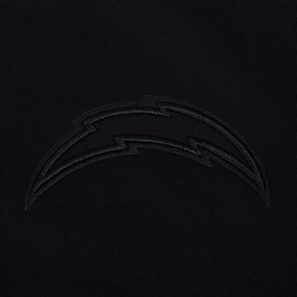 NFL LOS ANGELES CHARGERS NEUTRAL MEN'S CJ DROP SHOULDER TEE (BLACK)