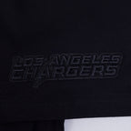 NFL LOS ANGELES CHARGERS NEUTRAL MEN'S CJ DROP SHOULDER TEE (BLACK)