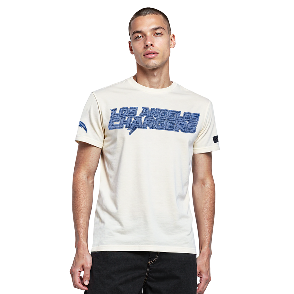 NFL LOS ANGELES CHARGERS VARSITY BLUES MEN'S SJ TEE (LINEN)
