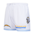 NFL LOS ANGELES CHARGERS MESH SHORT POUR HOMME (BLANC/BLEU UNIVERSITÉ)