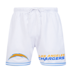 NFL LOS ANGELES CHARGERS MESH SHORT POUR HOMME (BLANC/BLEU UNIVERSITÉ)