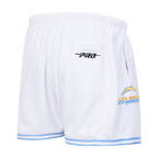 NFL LOS ANGELES CHARGERS MESH SHORT POUR HOMME (BLANC/BLEU UNIVERSITÉ)