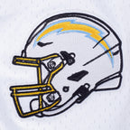 NFL LOS ANGELES CHARGERS MESH SHORT POUR HOMME (BLANC/BLEU UNIVERSITÉ)