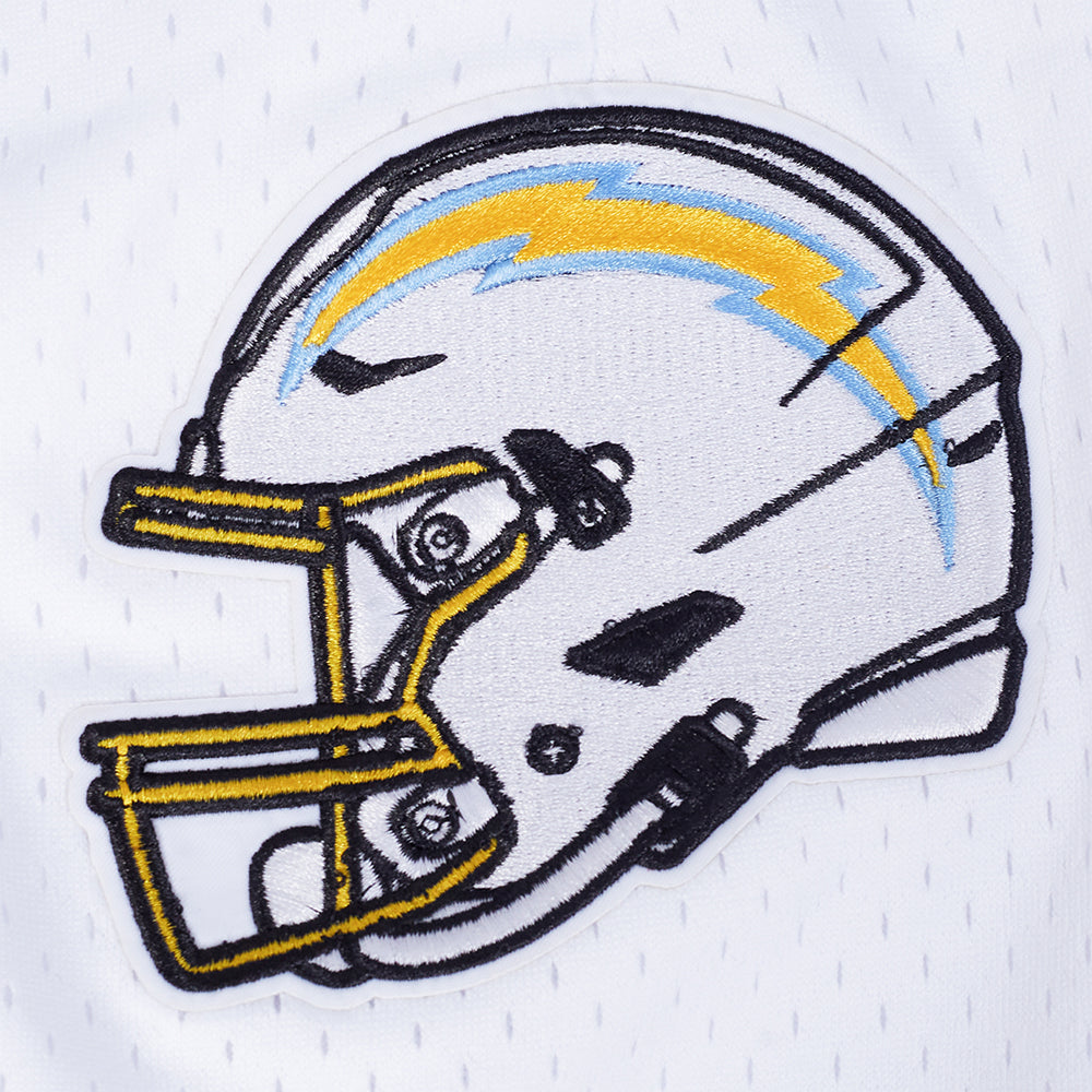 NFL LOS ANGELES CHARGERS MESH SHORT POUR HOMME (BLANC/BLEU UNIVERSITÉ)