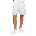 NFL LOS ANGELES CHARGERS MESH SHORT POUR HOMME (BLANC/BLEU UNIVERSITÉ)
