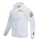 NFL LOS ANGELES CHARGERS CLASSIC CHENILLE CHANDAIL À CAPUCHON (BLANC)
