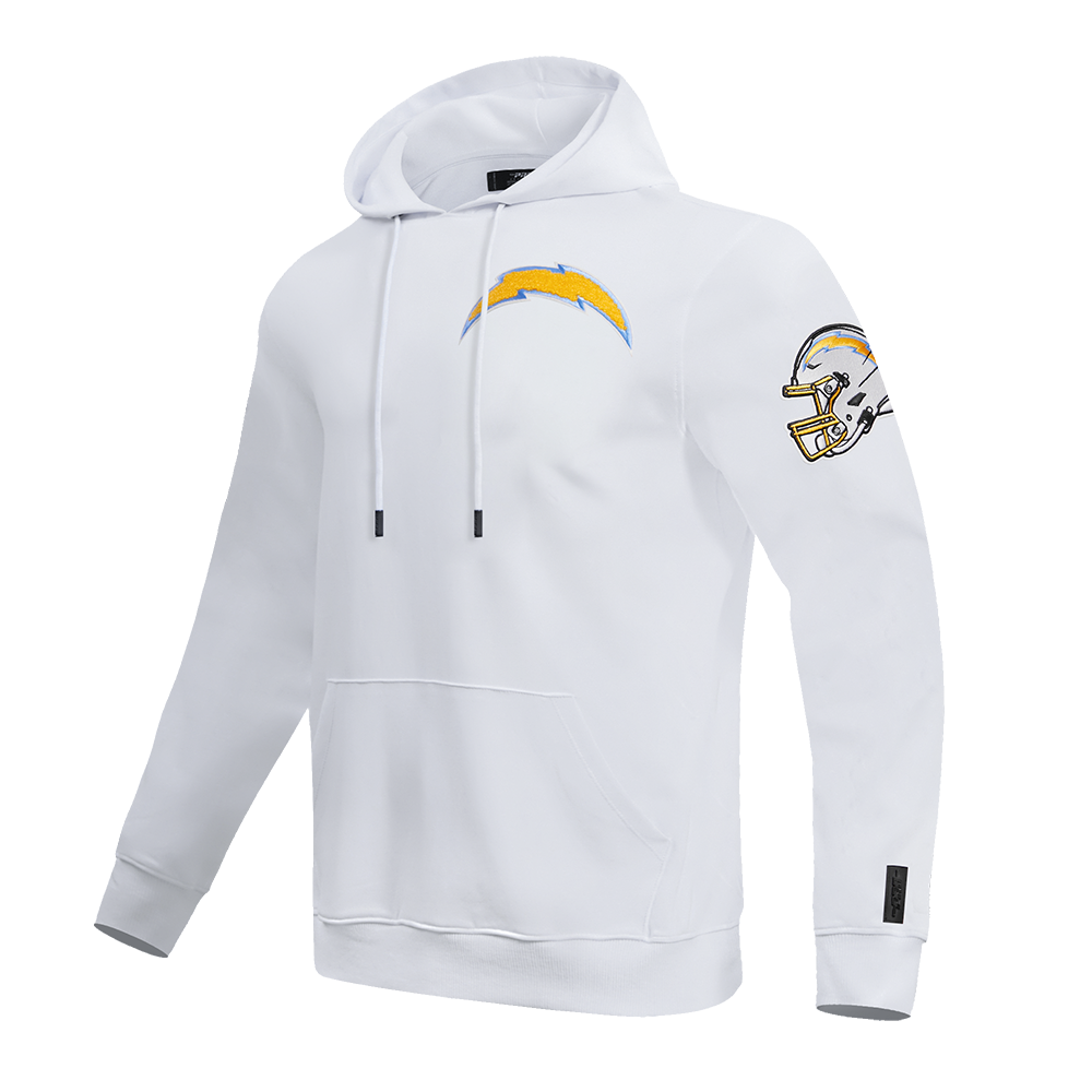 NFL LOS ANGELES CHARGERS CLASSIC CHENILLE CHANDAIL À CAPUCHON (BLANC)