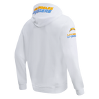 NFL LOS ANGELES CHARGERS CLASSIC CHENILLE CHANDAIL À CAPUCHON (BLANC)