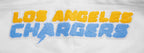 NFL LOS ANGELES CHARGERS CLASSIC CHENILLE CHANDAIL À CAPUCHON (BLANC)