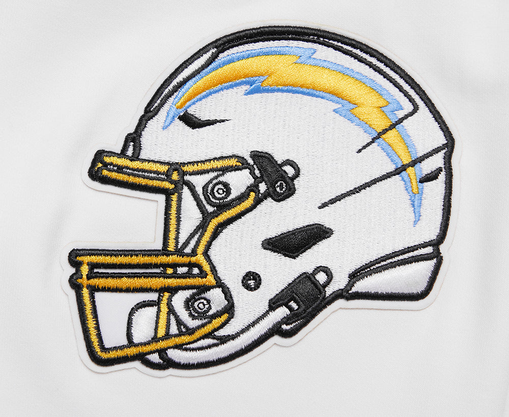 NFL LOS ANGELES CHARGERS CLASSIC CHENILLE CHANDAIL À CAPUCHON (BLANC)