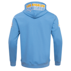 NFL LOS ANGELES CHARGERS CLASSIC CHENILLE CHANDAIL À CAPUCHON À GLISSIÈRE (BLEU UNIVERSITÉ)