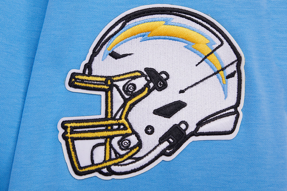 NFL LOS ANGELES CHARGERS CLASSIC CHENILLE CHANDAIL À CAPUCHON À GLISSIÈRE (BLEU UNIVERSITÉ)