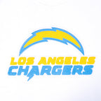 NFL LOS ANGELES CHARGERS MASHUP MEN'S RIB CREWNECK (WHITE/UNIVERSITY BLUE)