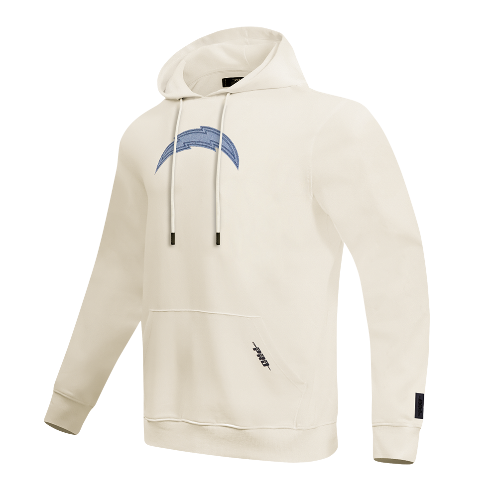 NFL LOS ANGELES CHARGERS VARSITY BLUES MEN'S FLC PO HOODIE (LINEN)