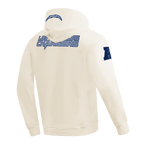 NFL LOS ANGELES CHARGERS VARSITY BLUES MEN'S FLC PO HOODIE (LINEN)