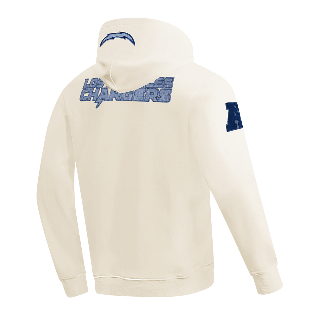 NFL LOS ANGELES CHARGERS VARSITY BLUES MEN'S FLC PO HOODIE (LINEN)