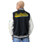 NFL LOS ANGELES CHARGERS SCRIPT TAIL BLOUSON COLLÉGIAL POUR HOMME (NOIR/BLANC)