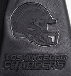 NFL LOS ANGELES CHARGERS TRIPLE BLACK MEN'S WOOL VARSITY JACKET (TRIPLE BLACK MEN'S)