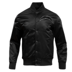 NFL LOS ANGELES CHARGERS TRIPLE BLACK MEN'S SATIN JACKET (TRIPLE BLACK MEN'S)