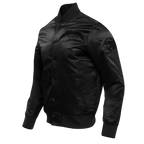 NFL LOS ANGELES CHARGERS TRIPLE BLACK MEN'S SATIN JACKET (TRIPLE BLACK MEN'S)
