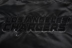 NFL LOS ANGELES CHARGERS TRIPLE BLACK MEN'S SATIN JACKET (TRIPLE BLACK MEN'S)