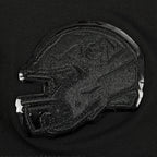 NFL LOS ANGELES CHARGERS TRIPLE BLACK T-SHIRT EN JERSEY SIMPLE À COUPE CARRÉE POUR FEMME (TRIPLE NOIR FEMME)