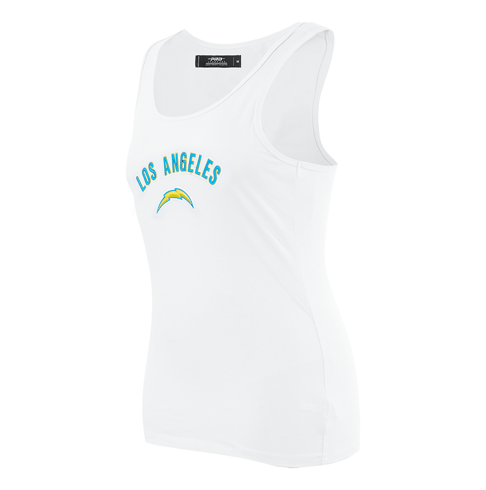 NFL LOS ANGELES CHARGERS CLASSIC WOMEN'S RACERBACK (WHITE)