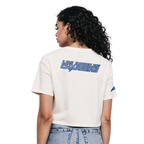 NFL LOS ANGELES CHARGERS VARSITY BLUES WOMEN'S  SJ BOXY TEE (LINEN)