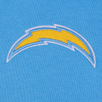 NFL LOS ANGELES CHARGERS MASHUP WOMEN'S RIB CROPPED PO HOODIE (UNIVERSITY BLUE)