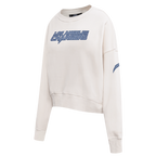 NFL LOS ANGELES CHARGERS VARSITY BLUES CHANDAIL À COL ROND EN MOLLETON POUR FEMME (LIN)
