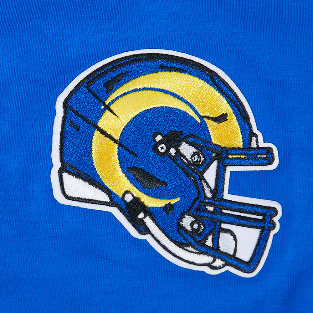 NFL LOS ANGELES RAMS CLASSIC MESH MEN'S SJ STRIPED TEE (ROYAL BLUE)