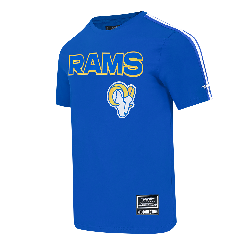 NFL LOS ANGELES RAMS CLASSIC MESH MEN'S SJ STRIPED TEE (ROYAL BLUE)