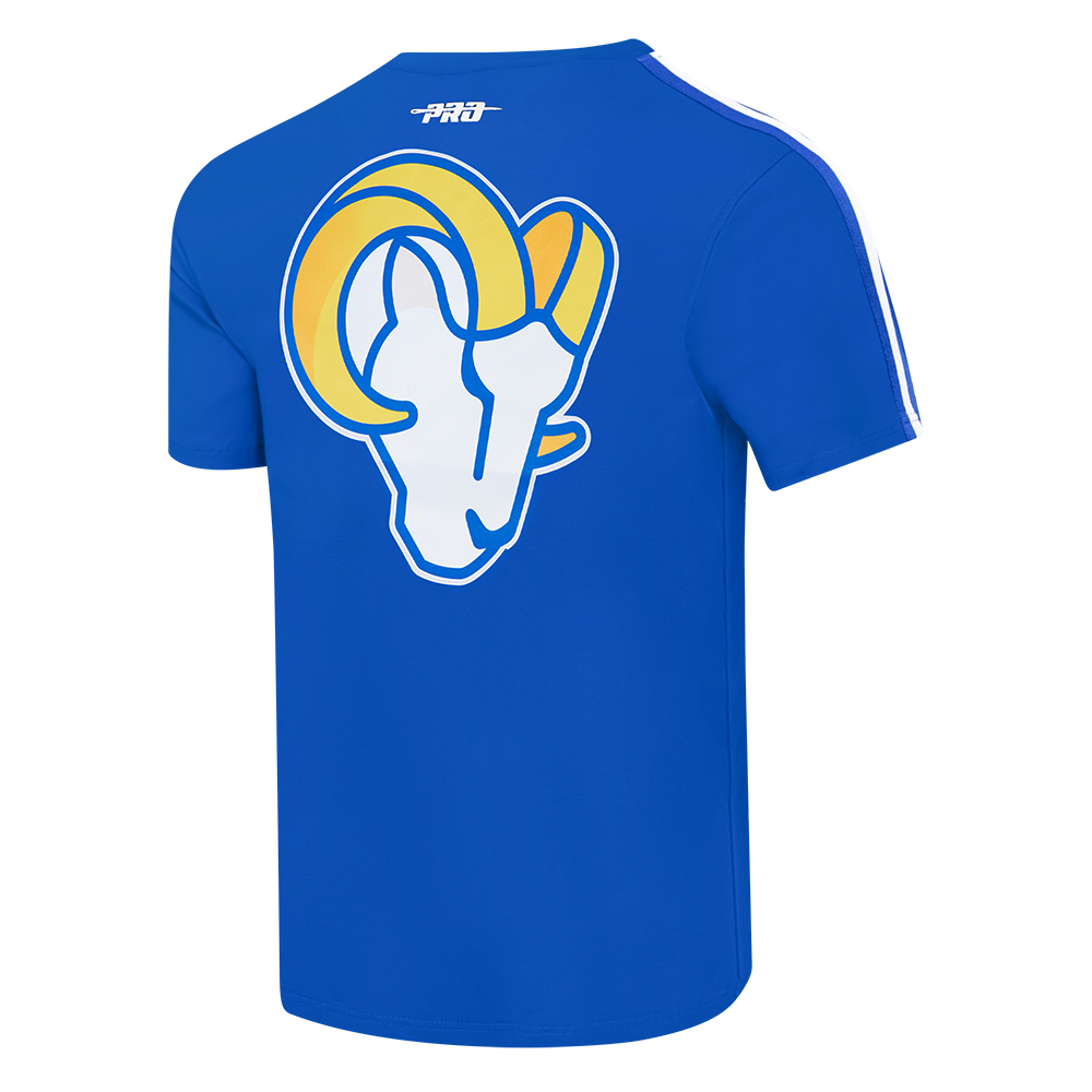 NFL LOS ANGELES RAMS CLASSIC MESH MEN'S SJ STRIPED TEE (ROYAL BLUE)