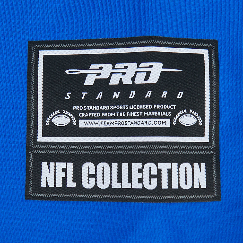 NFL LOS ANGELES RAMS CLASSIC MESH MEN'S SJ STRIPED TEE (ROYAL BLUE)