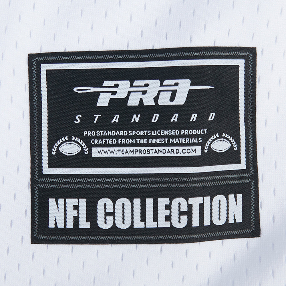 NFL LOS ANGELES RAMS CLASSIC MESH BUTTON DOWN SHIRT (WHITE/ROYAL BLUE)