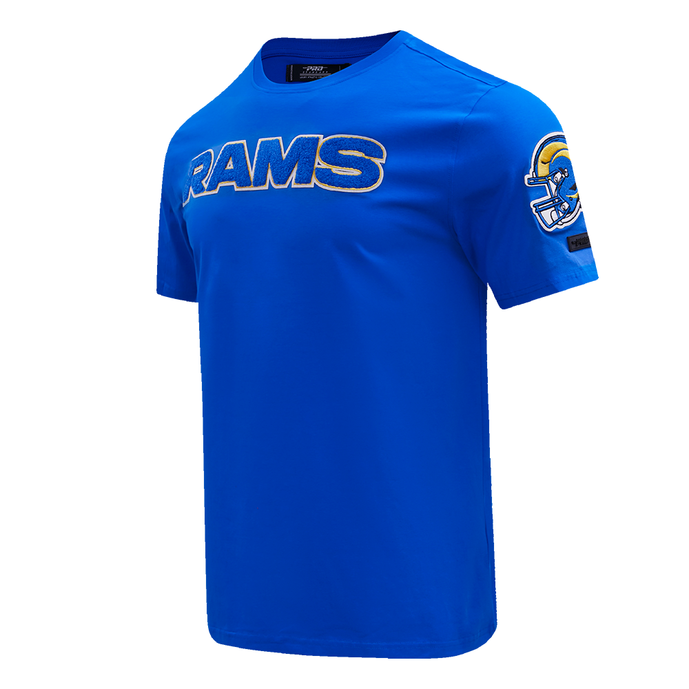 NFL LOS ANGELES RAMS CLASSIC CHENILLE MEN'S   TEE (ROYAL BLUE)