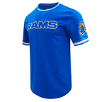 NFL LOS ANGELES RAMS CLASSIC CHENILLE TEE (ROYAL BLUE)