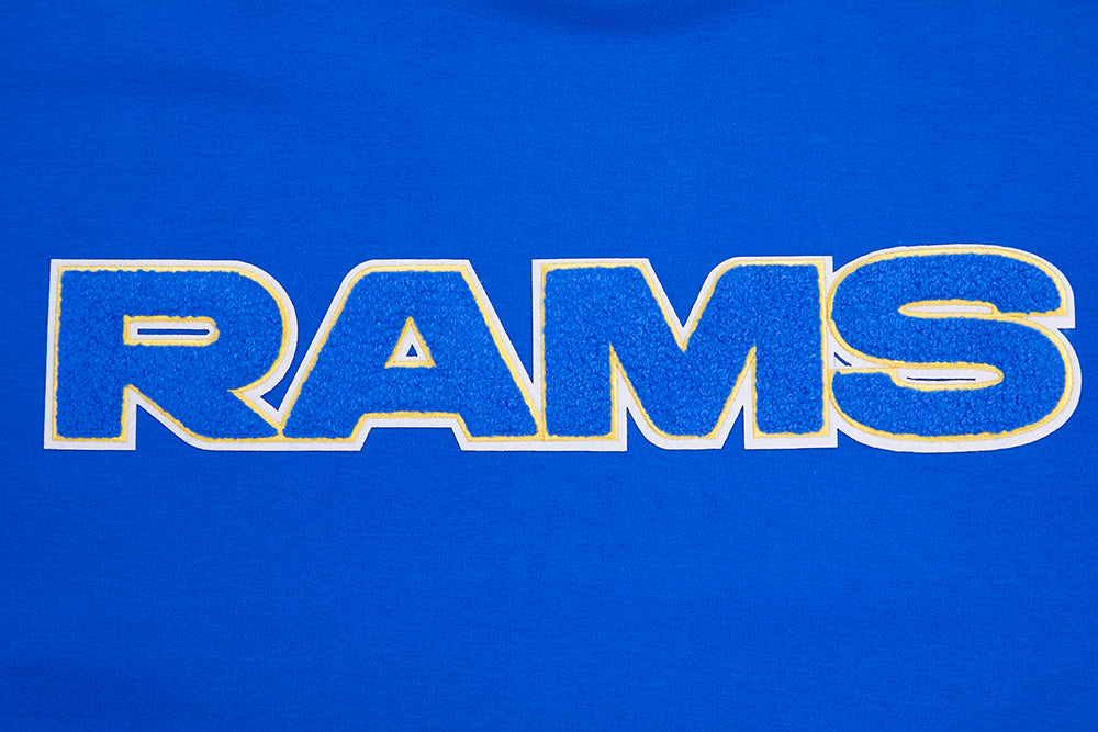 NFL LOS ANGELES RAMS CLASSIC CHENILLE TEE (ROYAL BLUE)