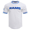 NFL LOS ANGELES RAMS CLASSIC CHENILLE T-SHIRT (BLANC)